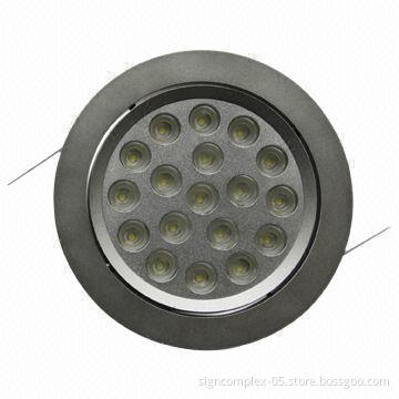 LED Downlight with High-efficiency PMMA Lens